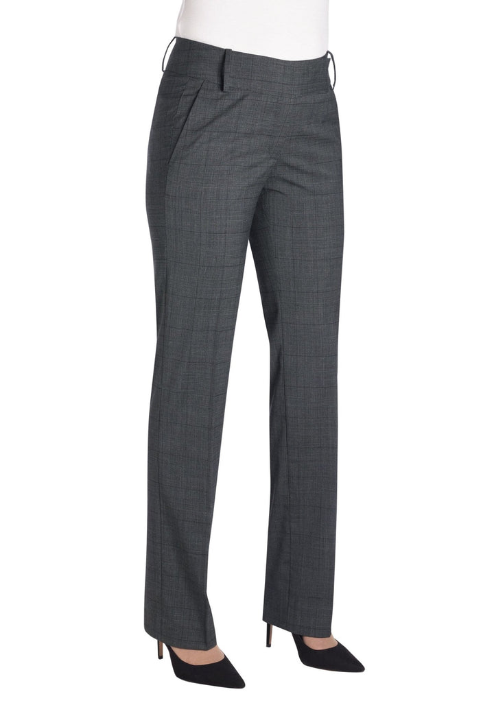 Genoa Tailored Leg Check Trousers - The Work Uniform Company