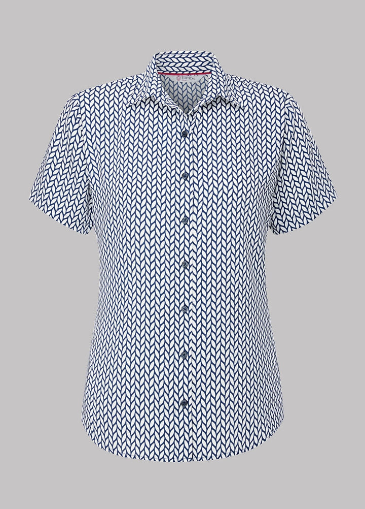 Disley Ava Patterned Blouse - The Work Uniform Company