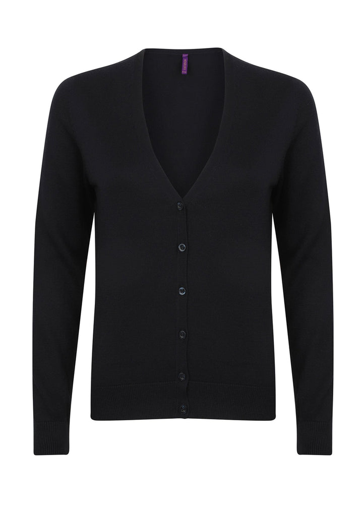 Women's V Neck Cardigan - The Work Uniform Company