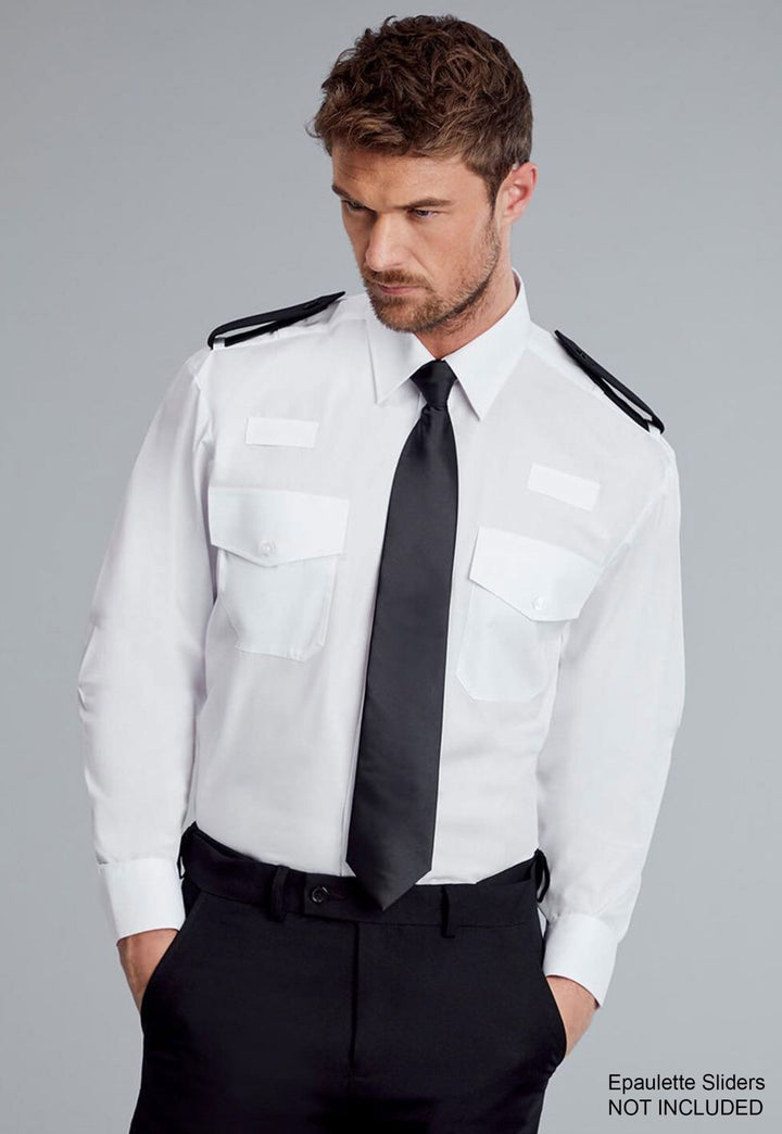 Men's Long Sleeve Security Shirt - The Work Uniform Company