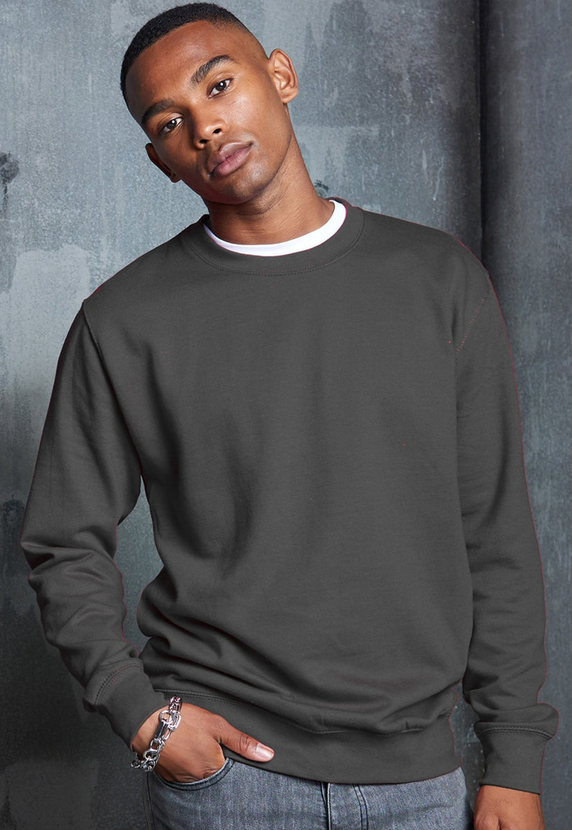 Men's Crewneck Sweatshirt - Black|Navy|Grey - The Work Uniform