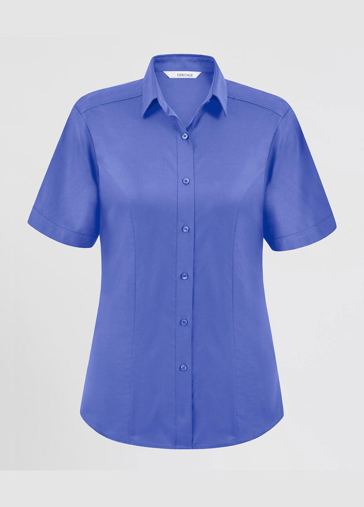 Megan Short Sleeve Blouse - The Work Uniform Company