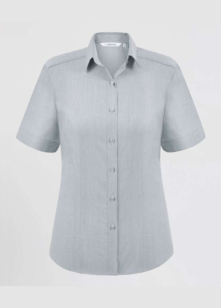 Megan Short Sleeve Blouse - The Work Uniform Company
