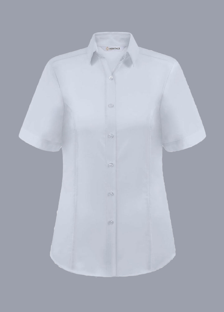 Megan Short Sleeve Blouse - The Work Uniform Company