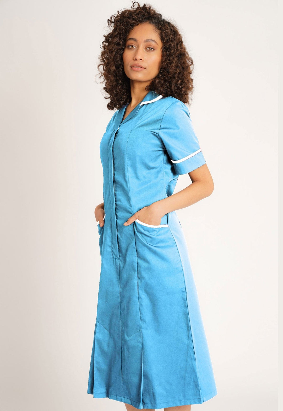 Light Blue Nurse Dress NCLD - The Work Uniform Company