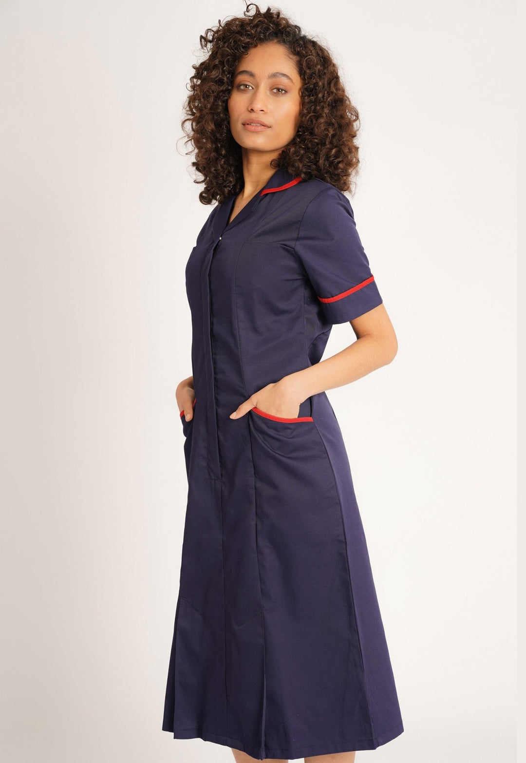 Navy Nurse Dress NCLD - The Work Uniform Company