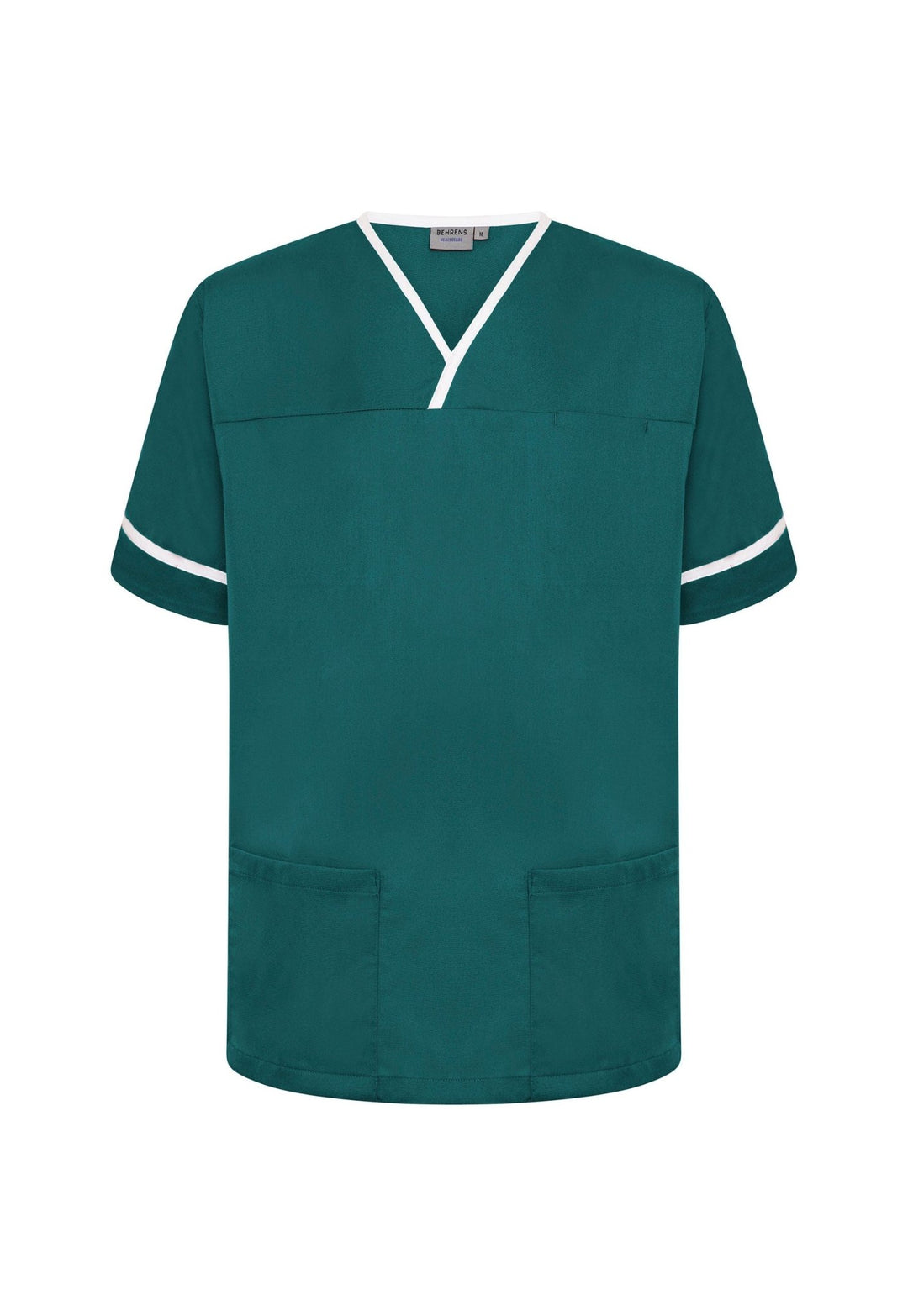 Unisex Contrast Trim Scrub Top NSTT - The Work Uniform Company