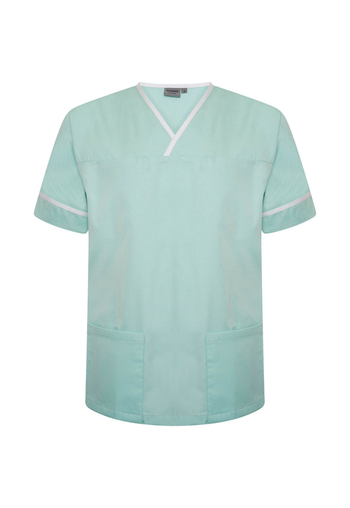 Unisex Contrast Trim Scrub Top NSTT - The Work Uniform Company