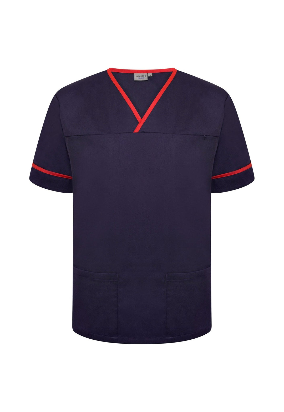 Unisex Contrast Trim Scrub Top NSTT - The Work Uniform Company