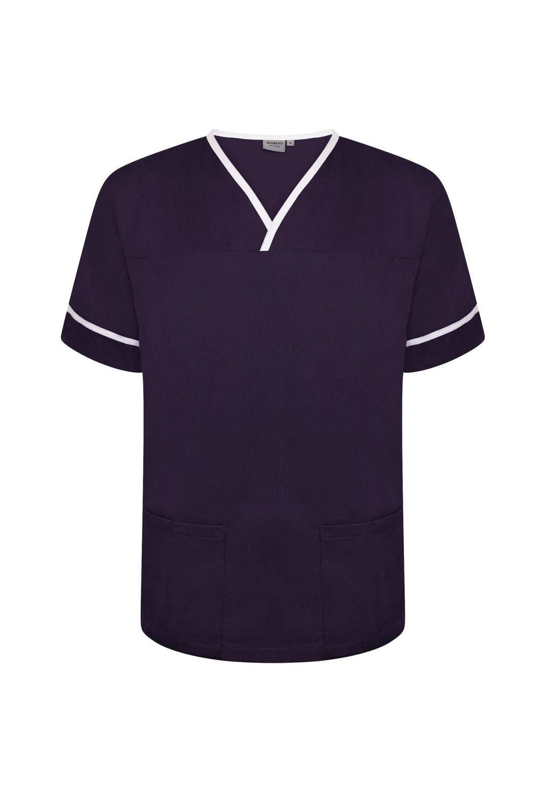 Unisex Contrast Trim Scrub Top NSTT - The Work Uniform Company