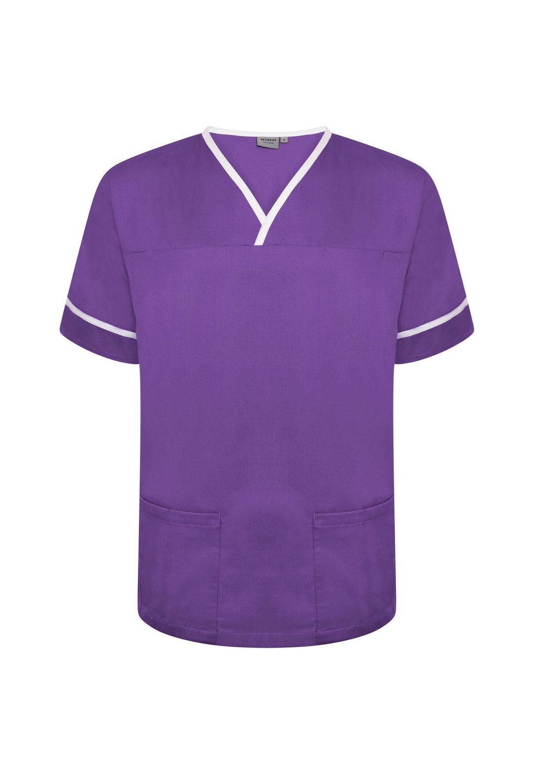 Unisex Contrast Trim Scrub Top NSTT - The Work Uniform Company