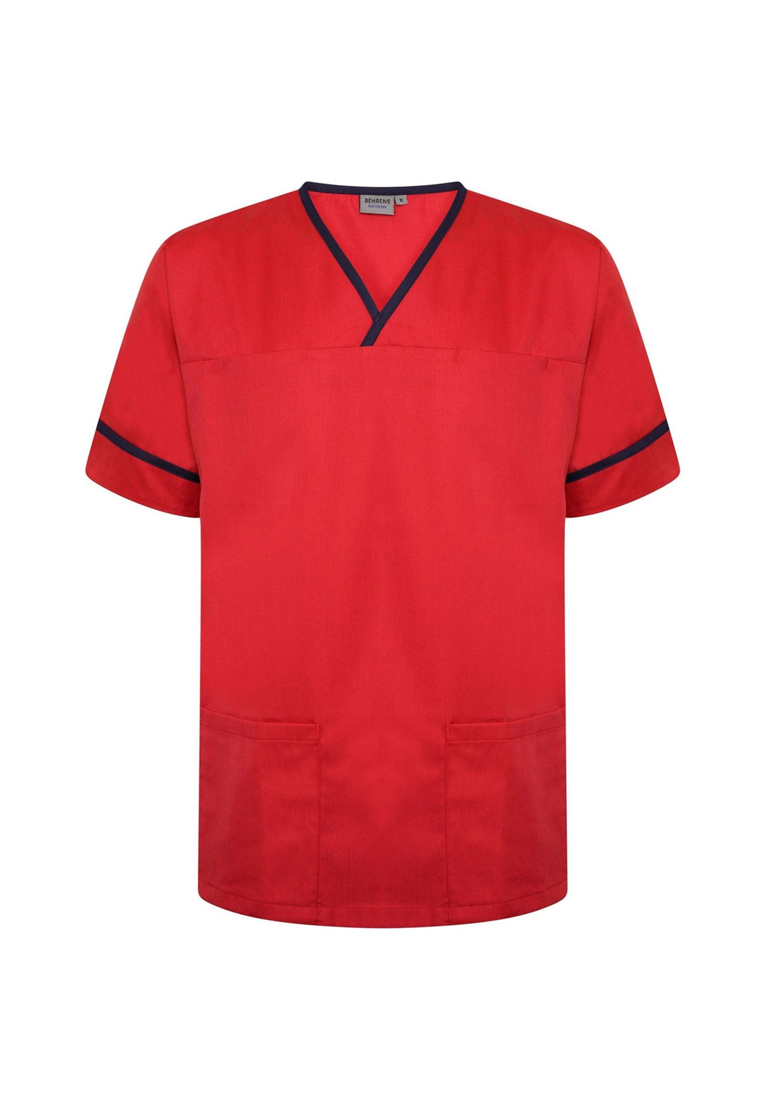 Unisex Contrast Trim Scrub Top NSTT - The Work Uniform Company