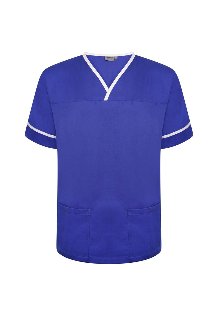 Unisex Contrast Trim Scrub Top NSTT - The Work Uniform Company