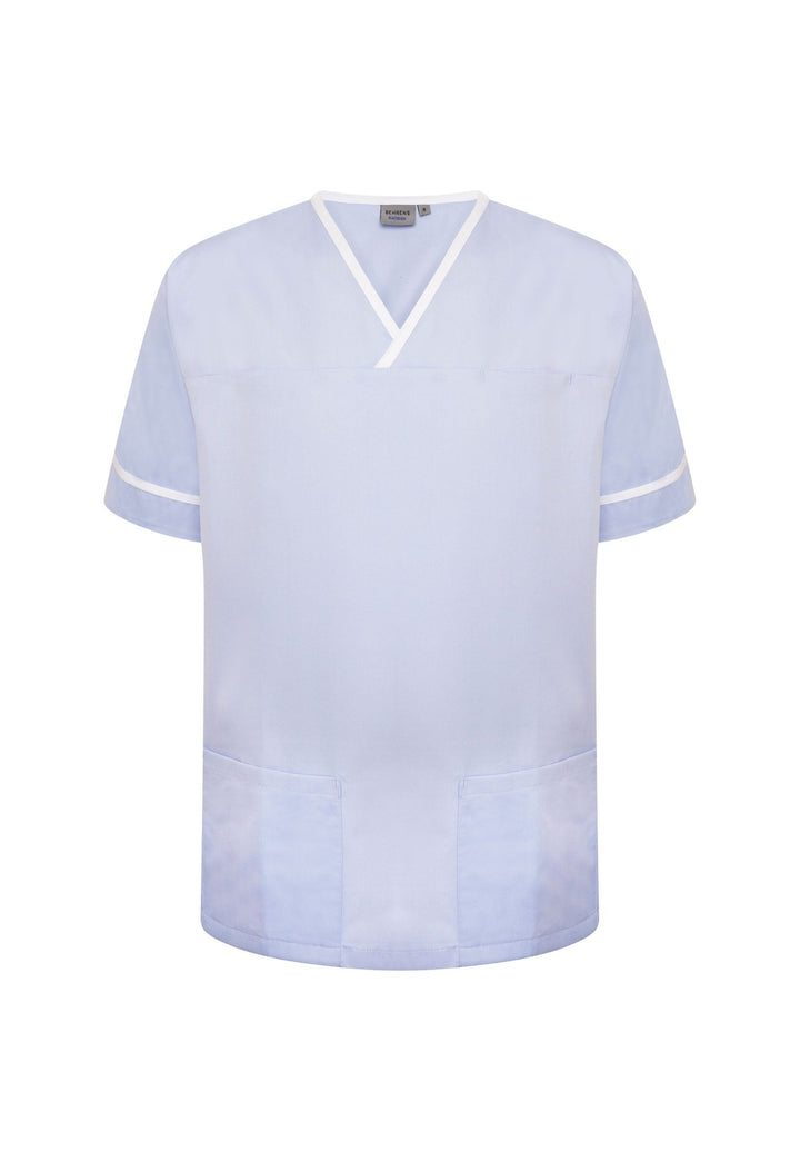 Unisex Contrast Trim Scrub Top NSTT - The Work Uniform Company