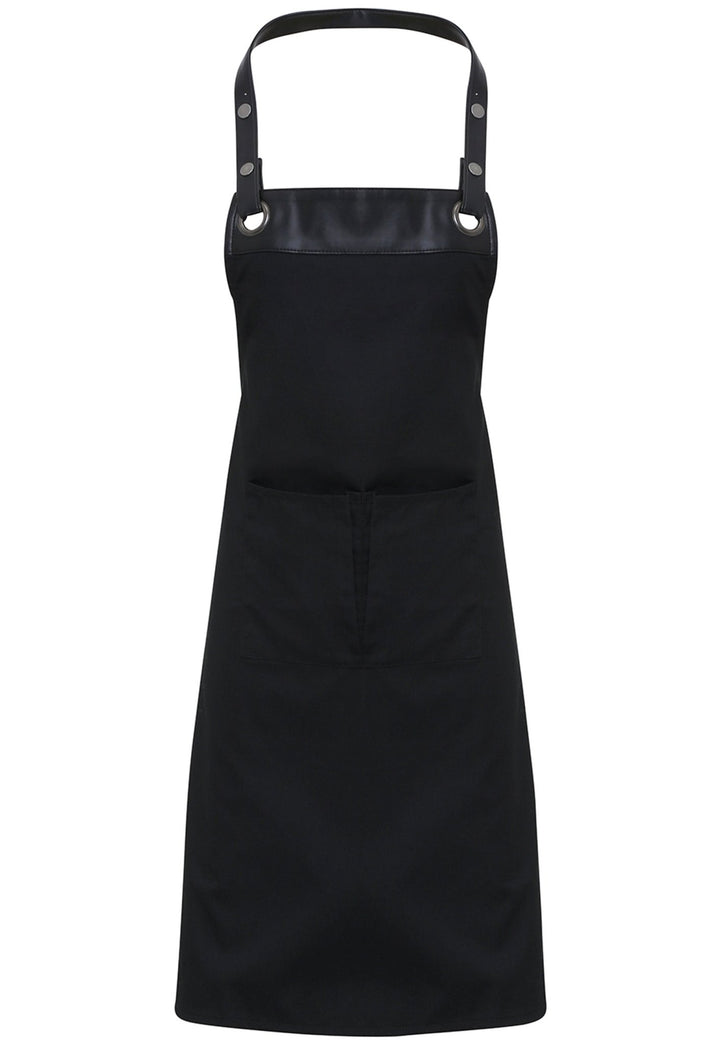Espresso Bib Apron PR123 - The Work Uniform Company