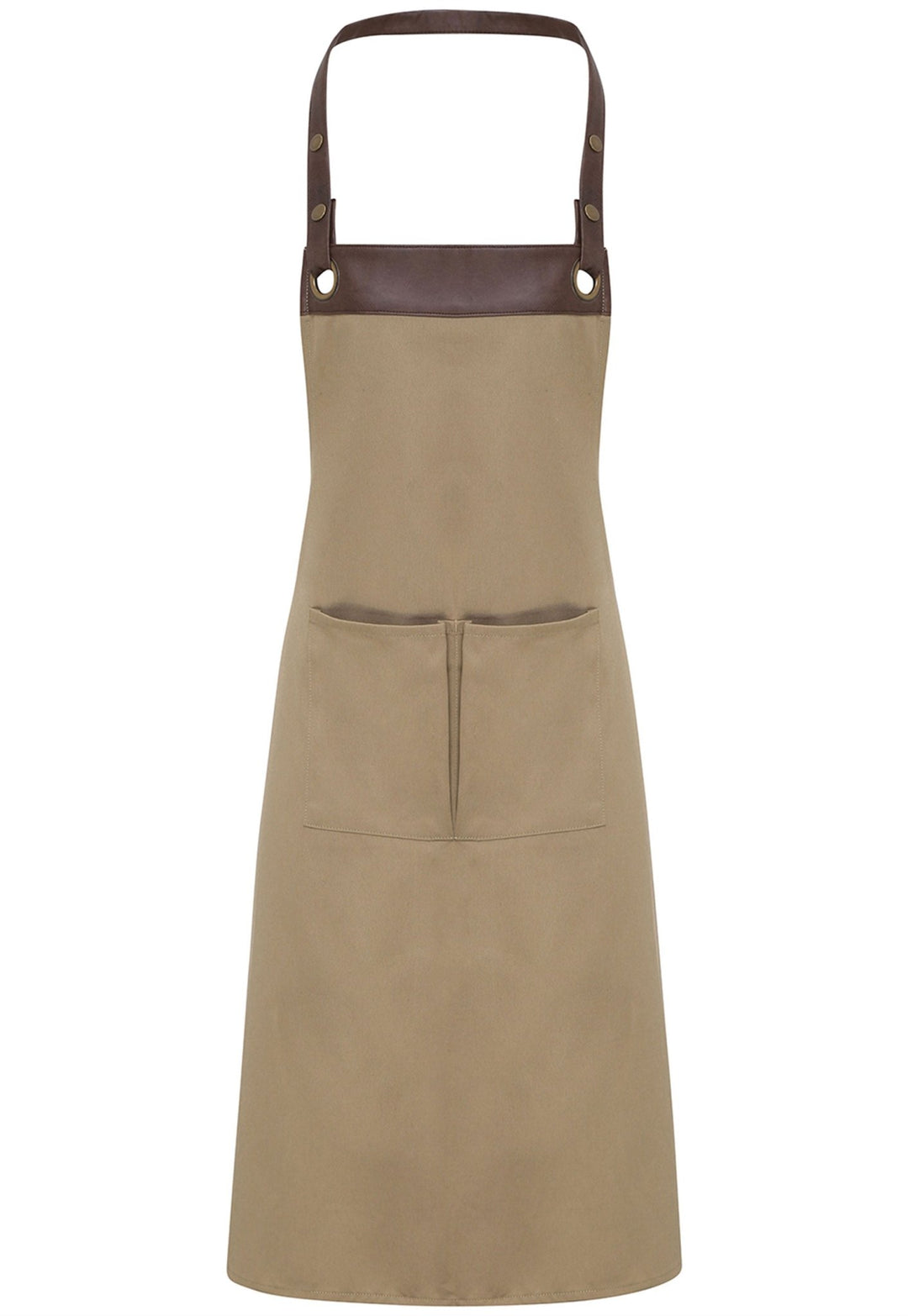 Espresso Bib Apron PR123 - The Work Uniform Company
