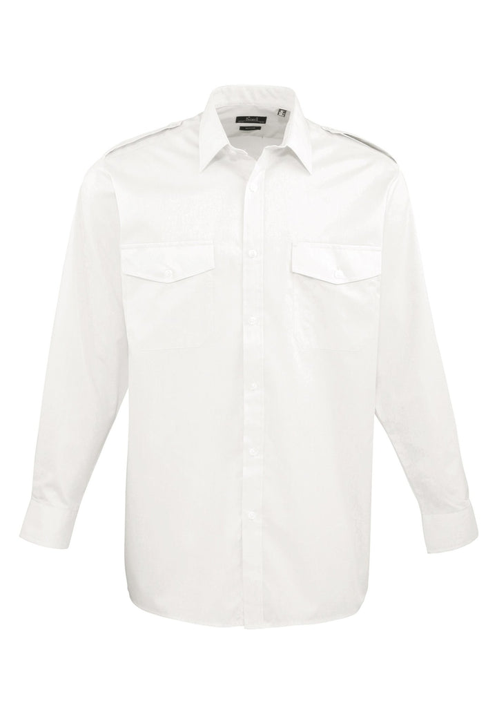 Long Sleeve Pilot Shirt - The Work Uniform Company