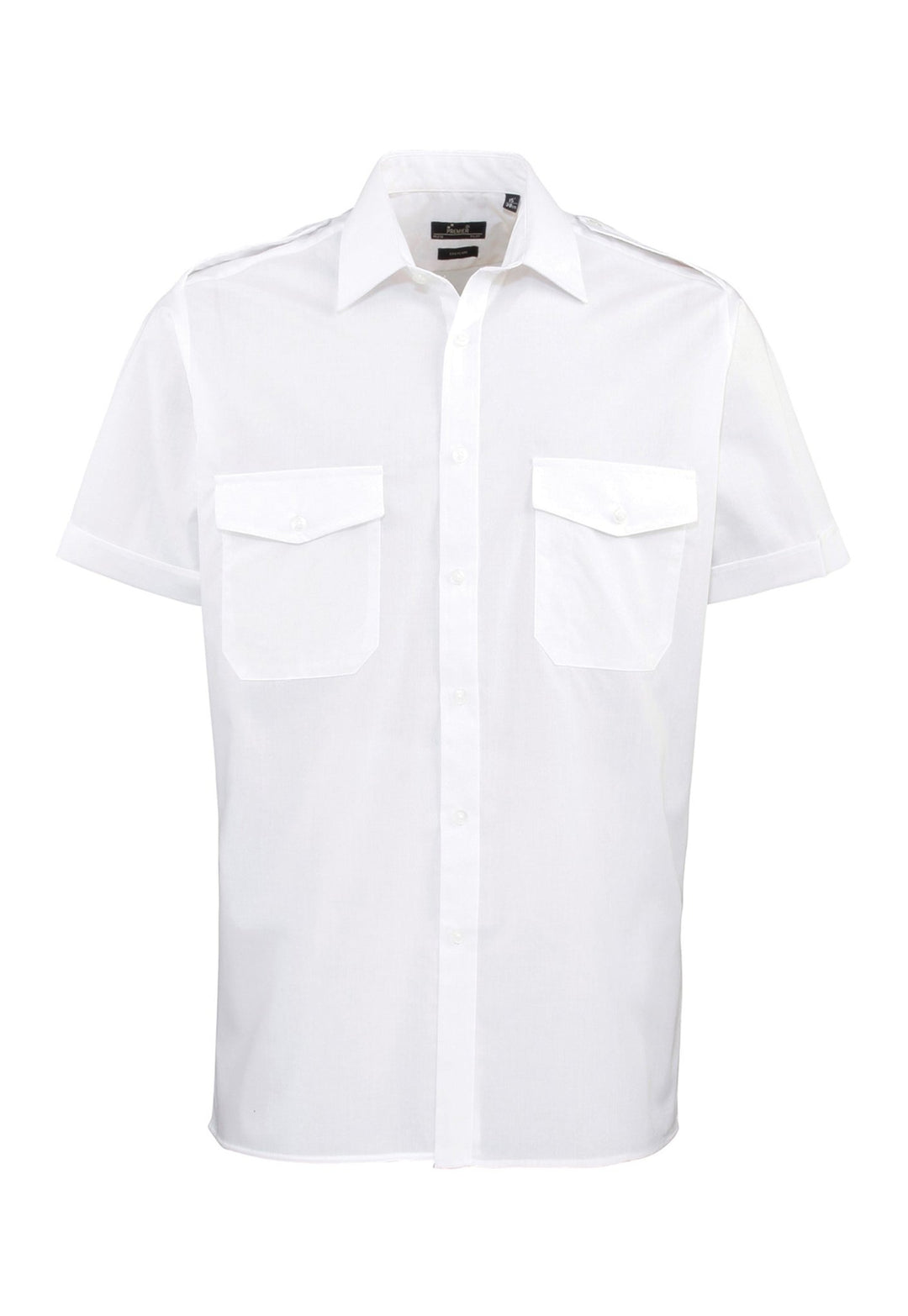 Men's Short Sleeve Pilot Shirt - The Work Uniform Company