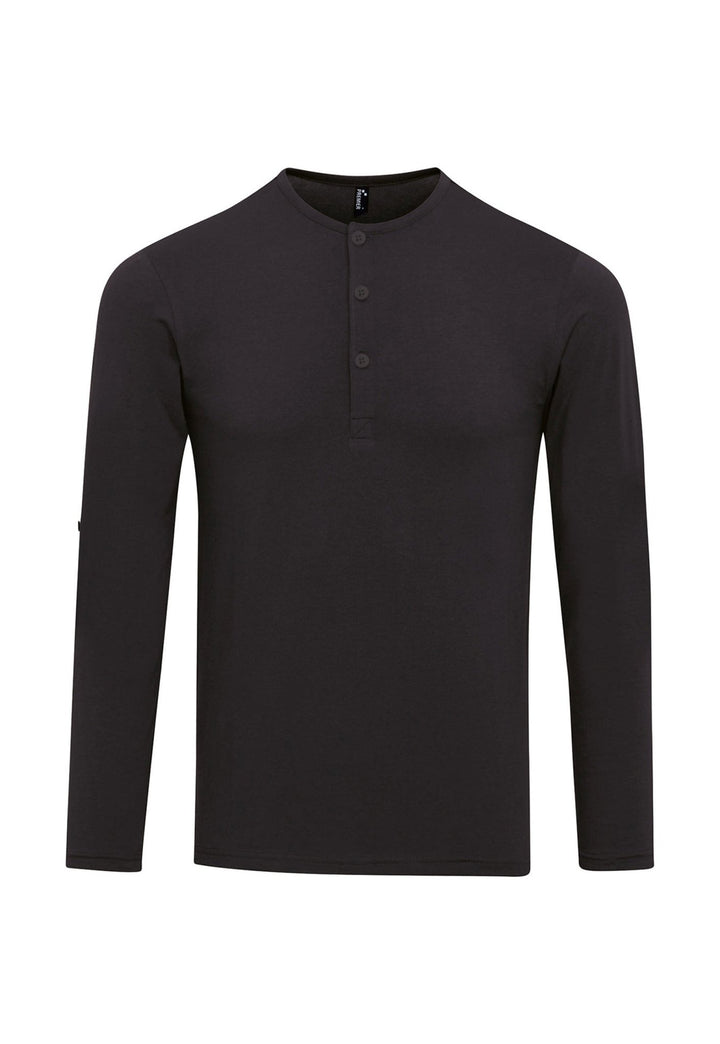 Men's Long John Roll Sleeve Tee PR218 - The Work Uniform Company