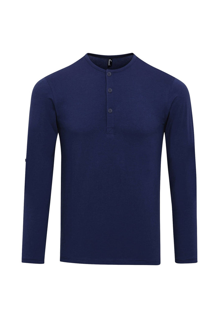 Men's Long John Roll Sleeve Tee PR218 - The Work Uniform Company