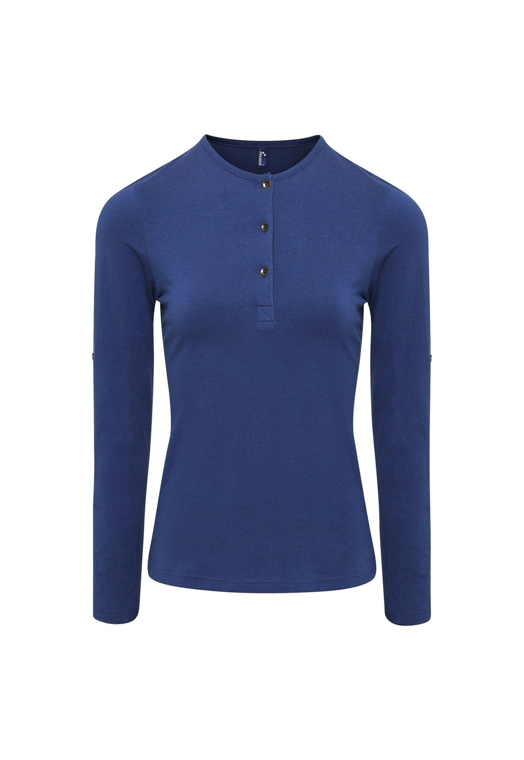 Women's Long John Roll Sleeve Tee - The Work Uniform Company