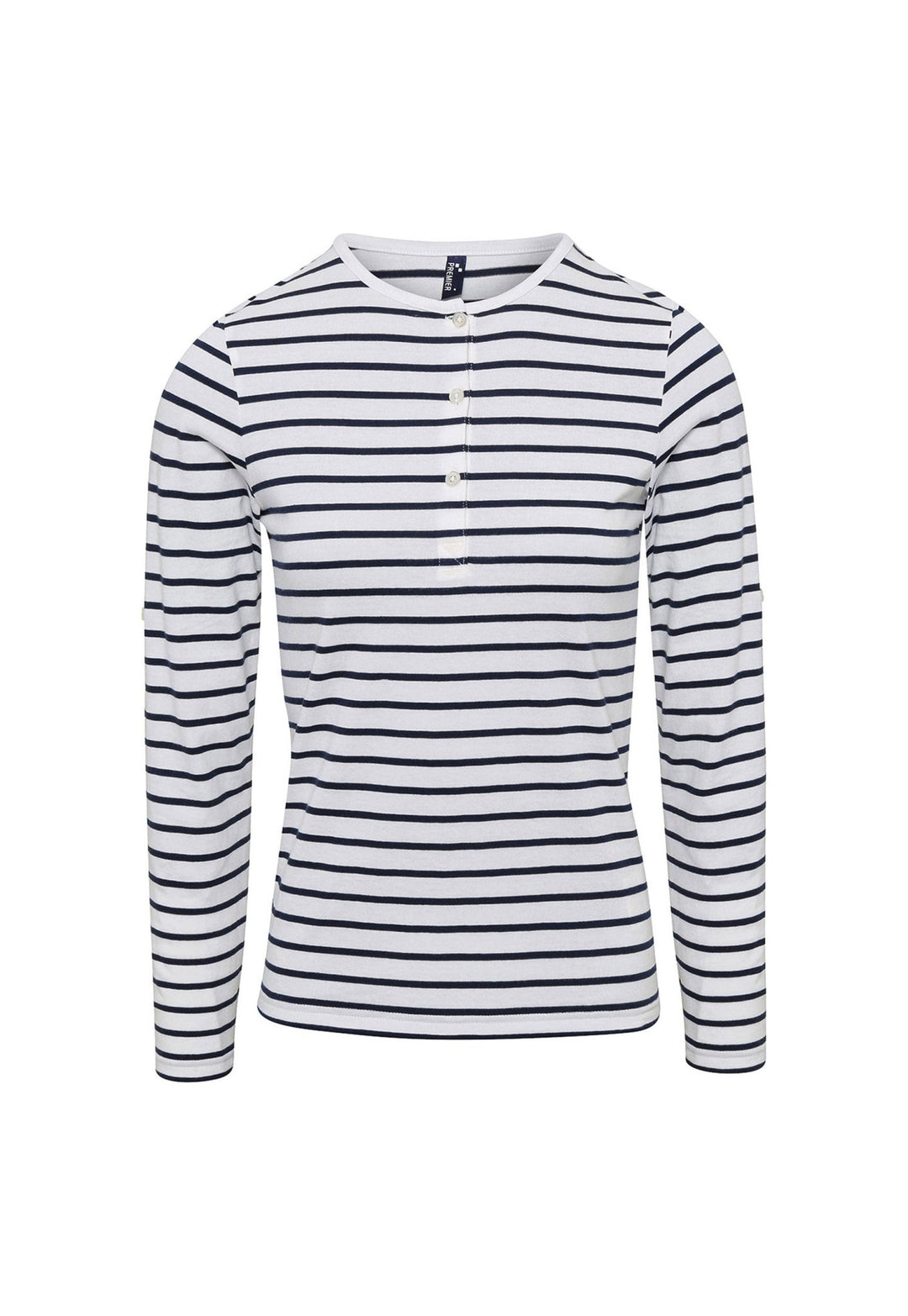 Women's Long John Roll Sleeve Tee - The Work Uniform Company