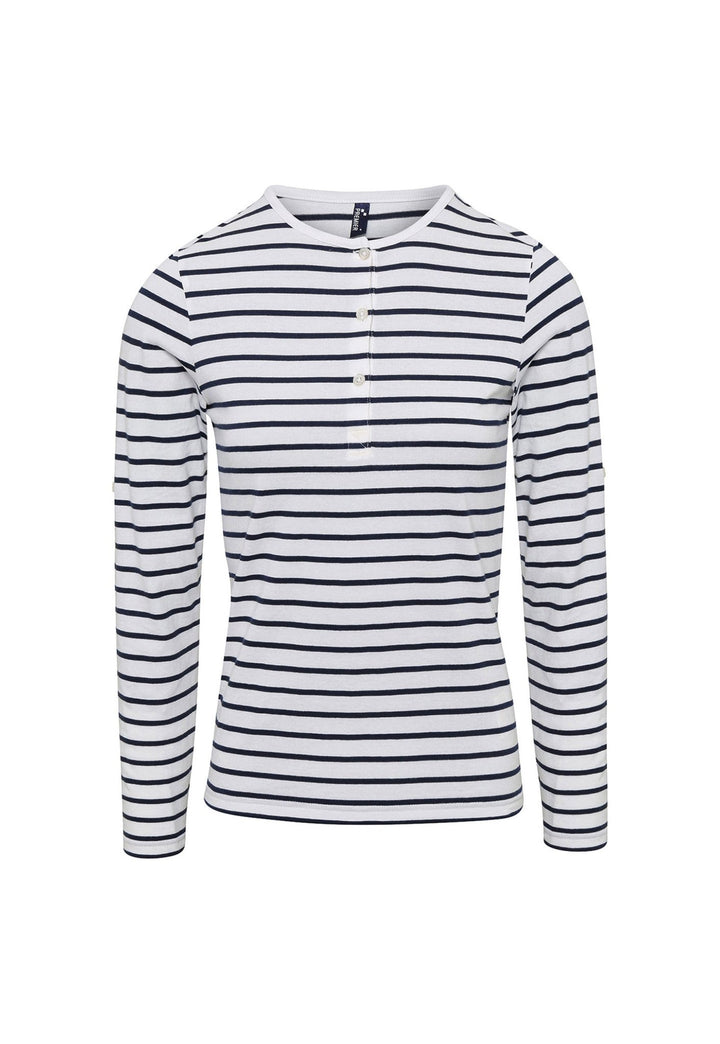 Women's Long John Roll Sleeve Tee - The Work Uniform Company