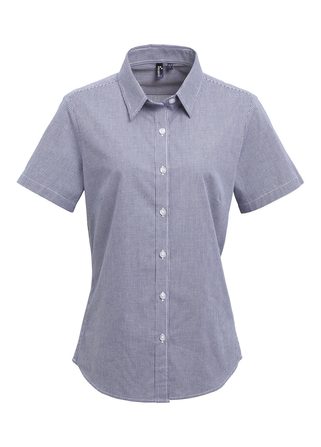 Microcheck Gingham Short Sleeve Shirt - The Work Uniform Company