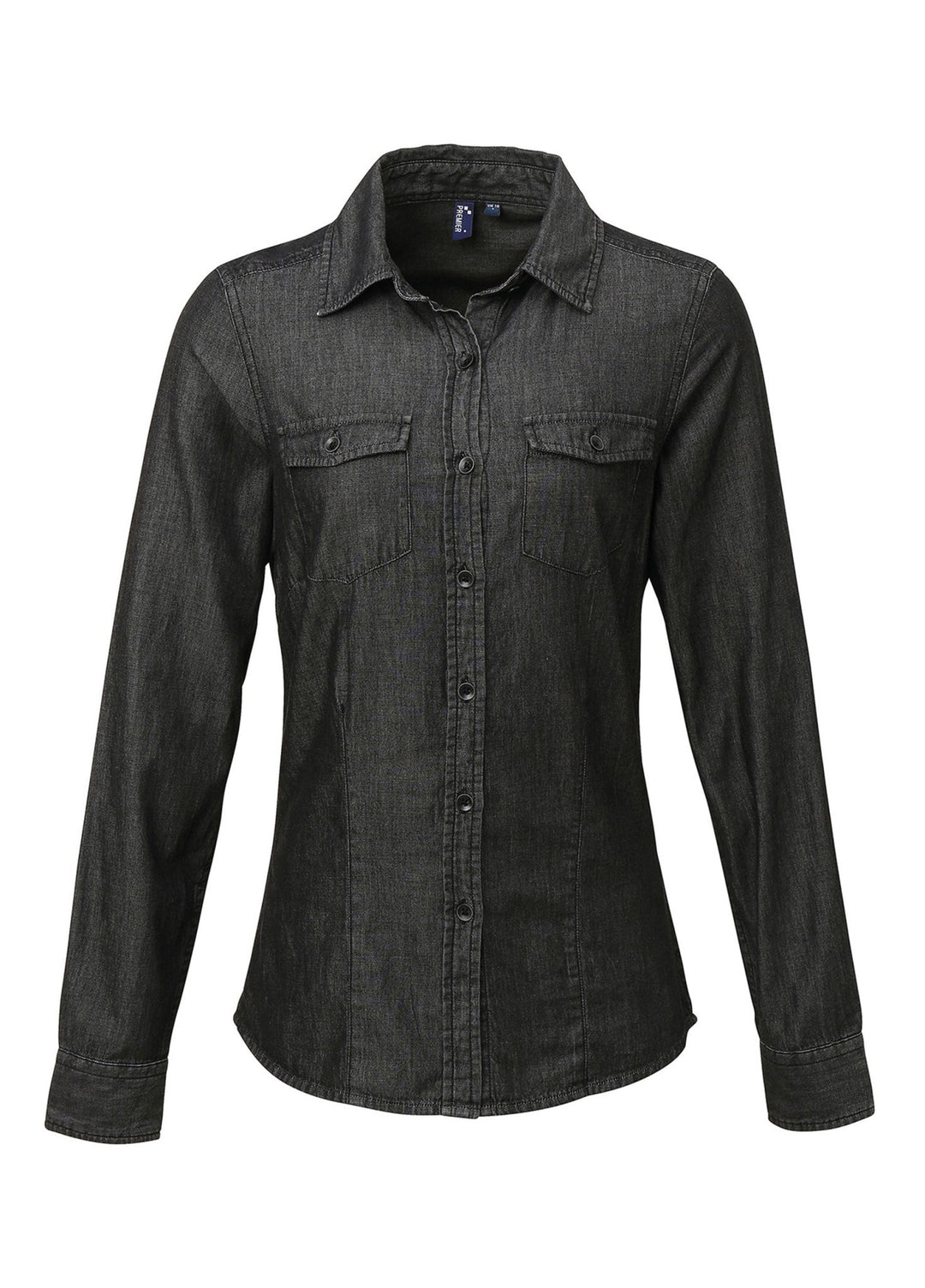 Women's Jean Stitch Denim Shirt - The Work Uniform Company