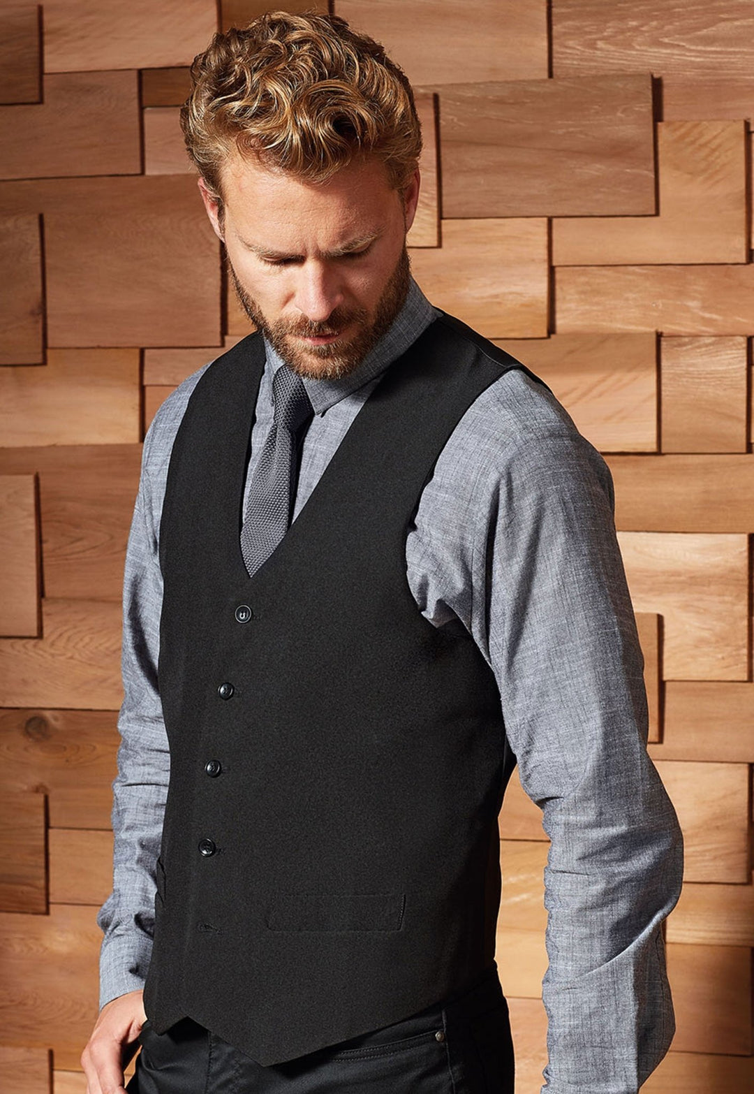 Lined Polyester Waistcoat PR622 - The Work Uniform Company