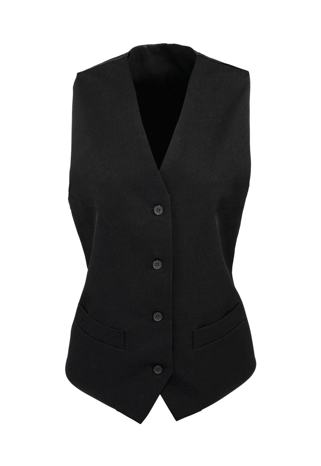 Women's Lined Polyester Waistcoat PR623 - The Work Uniform Company