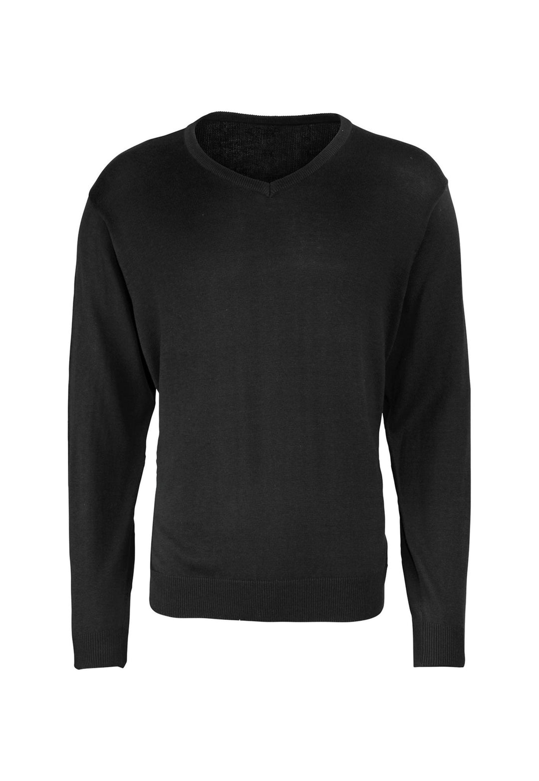 Mens V - Neck Knitted Sweater - The Work Uniform Company