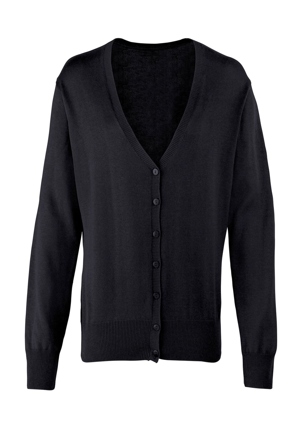 Women's Button Through Knitted Cardigan - The Work Uniform Company