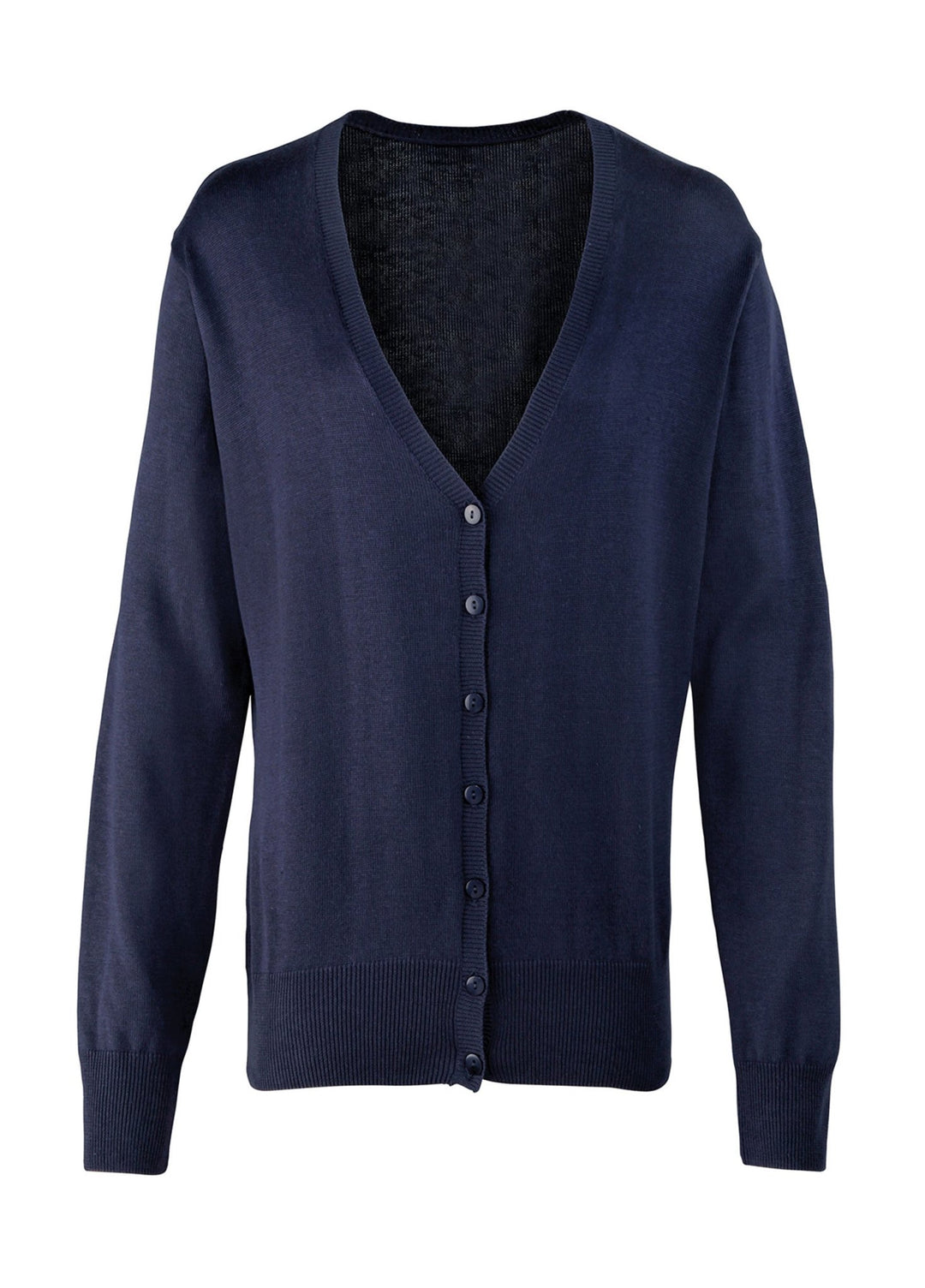 Women's Button Through Knitted Cardigan - The Work Uniform Company