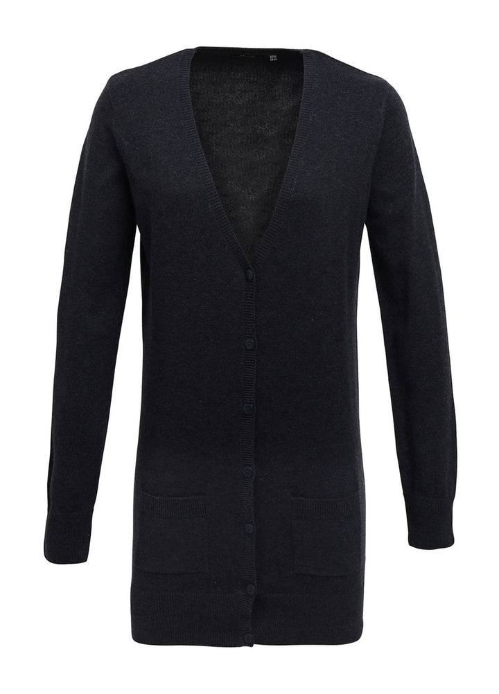 Women's Longline Knitted Cardigan - The Work Uniform Company