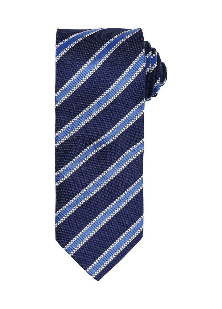 Waffle Stripe Tie PR783 - The Work Uniform Company