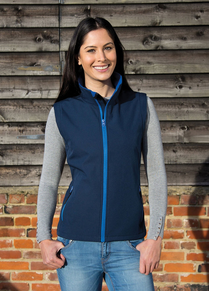 Ladies Printable Softshell Bodywarmer - The Work Uniform Company
