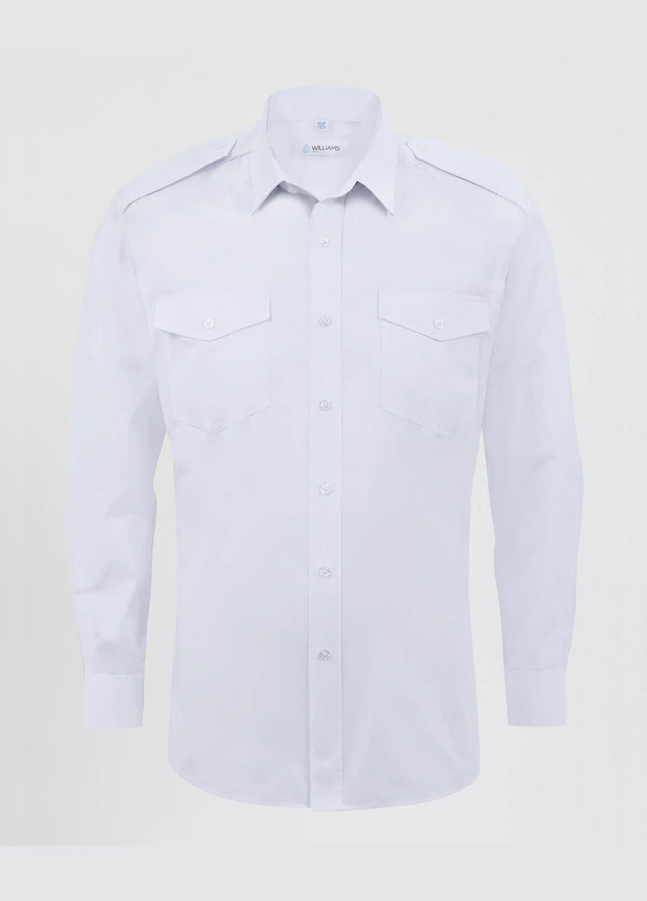 Men's Classic Pilot Shirt Long Sleeve - The Work Uniform Company