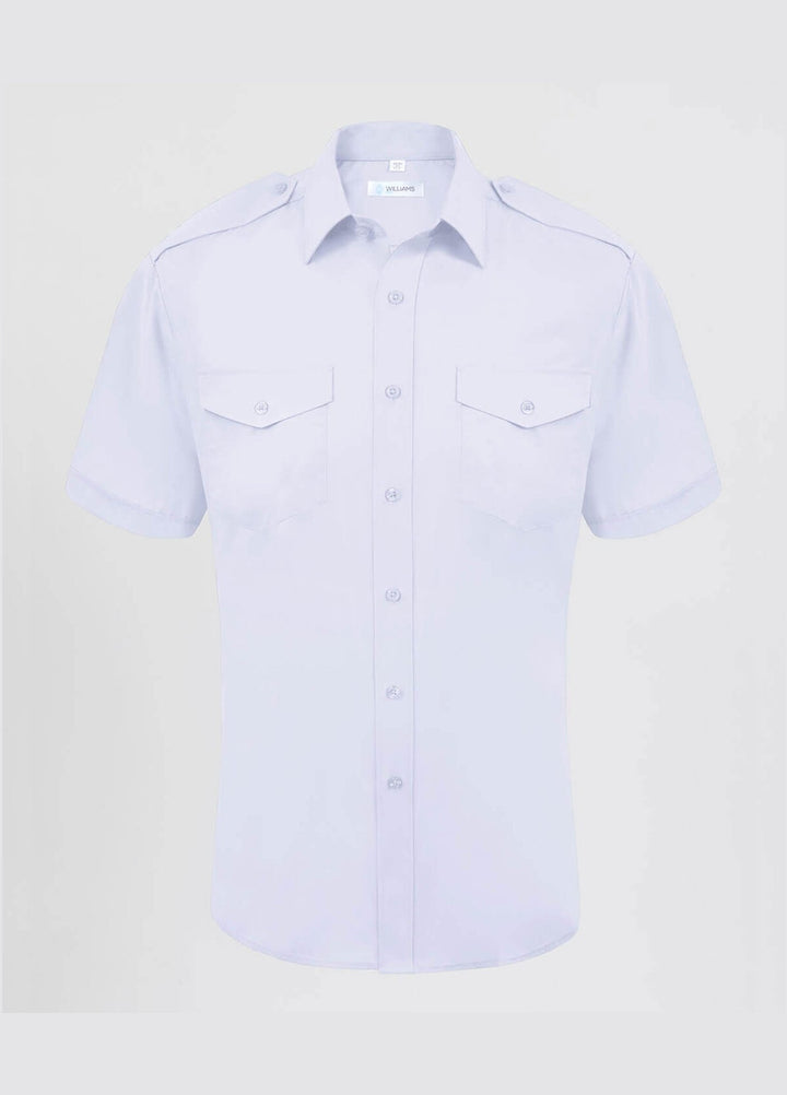 Men's Classic Short Sleeve Pilot Shirt - The Work Uniform Company