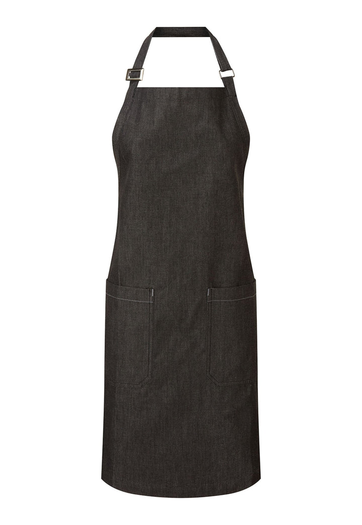 Cotton Denim Apron Organic Fairtrade Certified PR113 - The Work Uniform Company