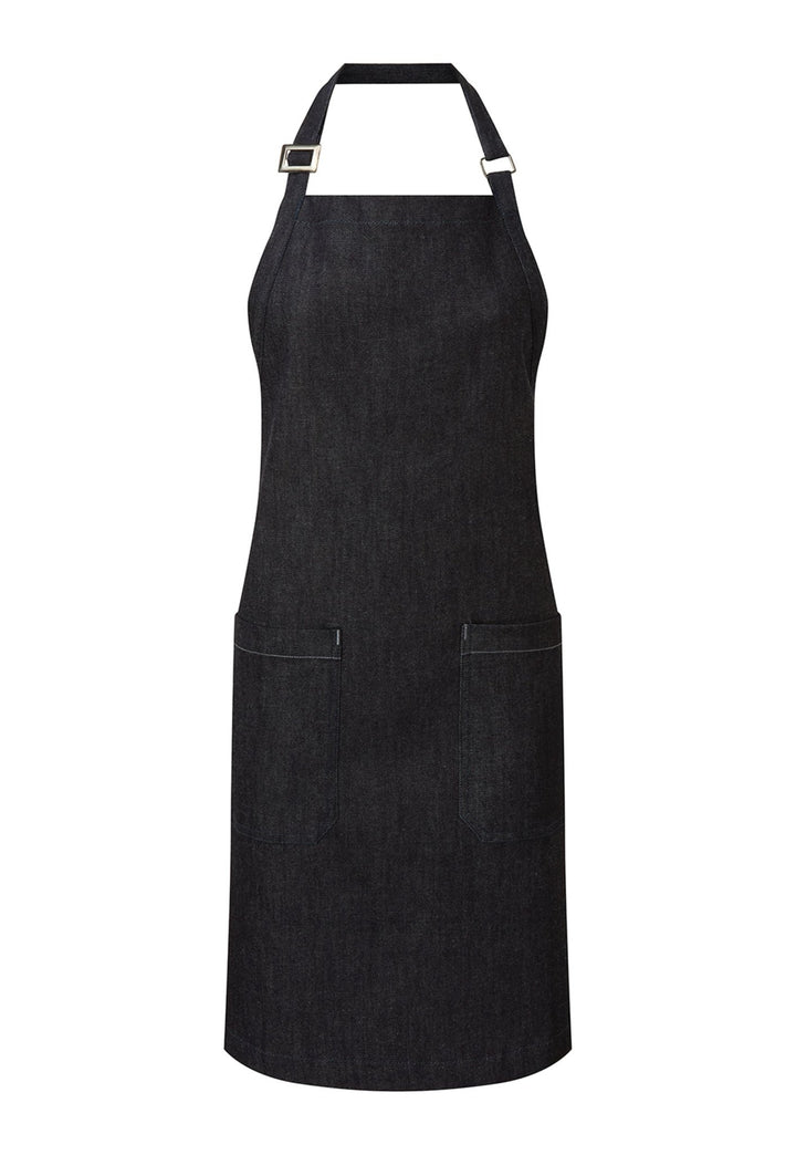 Cotton Denim Apron Organic Fairtrade Certified PR113 - The Work Uniform Company