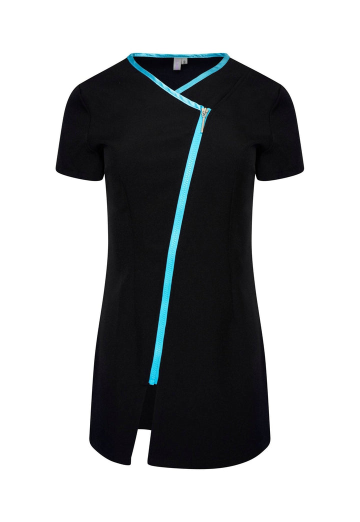 Eve Contrast Zip Tunic - The Work Uniform Company