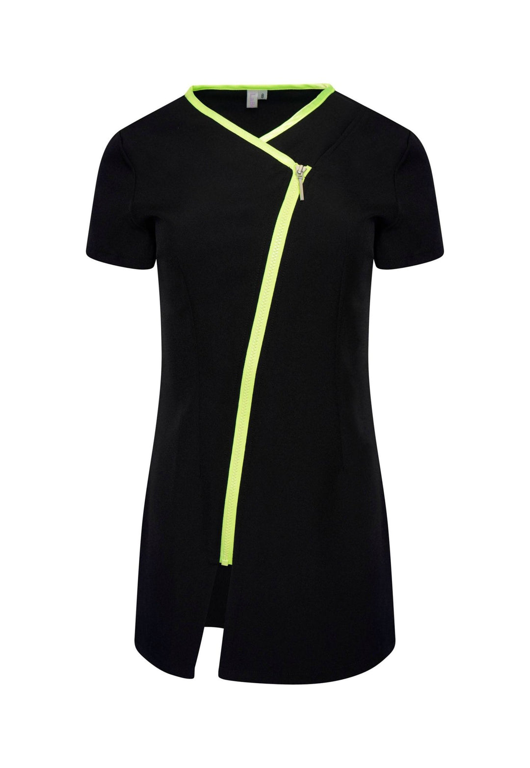 Eve Contrast Zip Tunic - The Work Uniform Company
