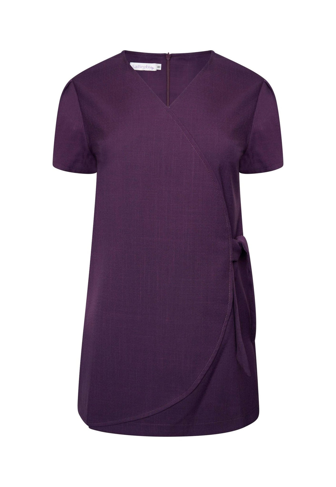 Gisele Faux Wrap Over Tunic - The Work Uniform Company