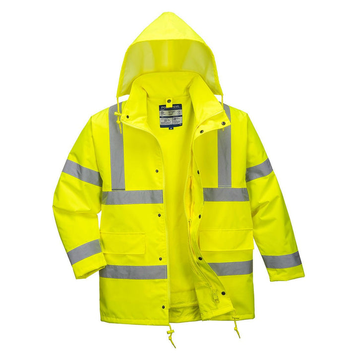 Hi Vis 4 in 1 Traffic Jacket S468 - The Work Uniform Company