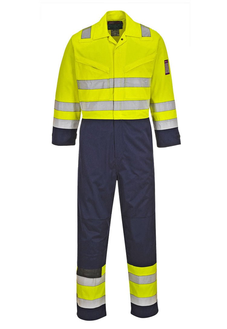 Hi Vis Modaflame Coverall - The Work Uniform Company