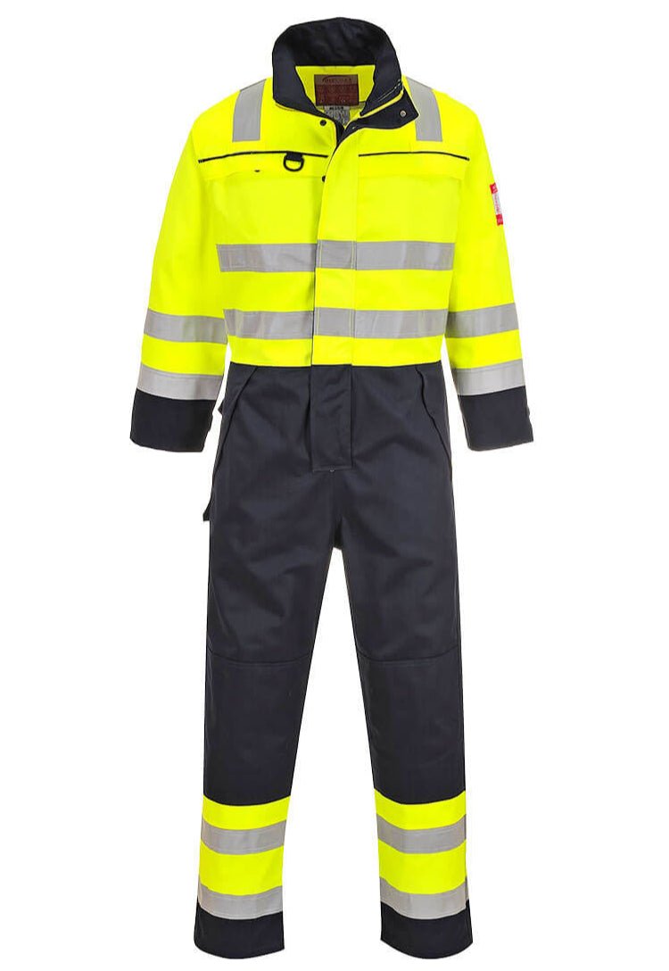 Hi Vis Multi Norm Coverall - The Work Uniform Company