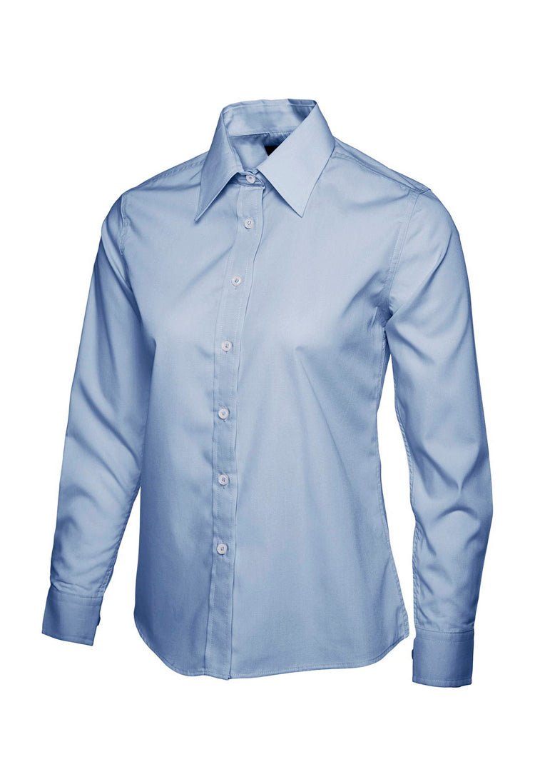 Ladies Poplin Full Sleeve Shirt - The Work Uniform Company