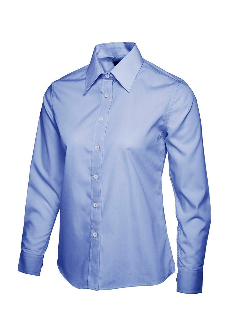 Ladies Poplin Full Sleeve Shirt - The Work Uniform Company