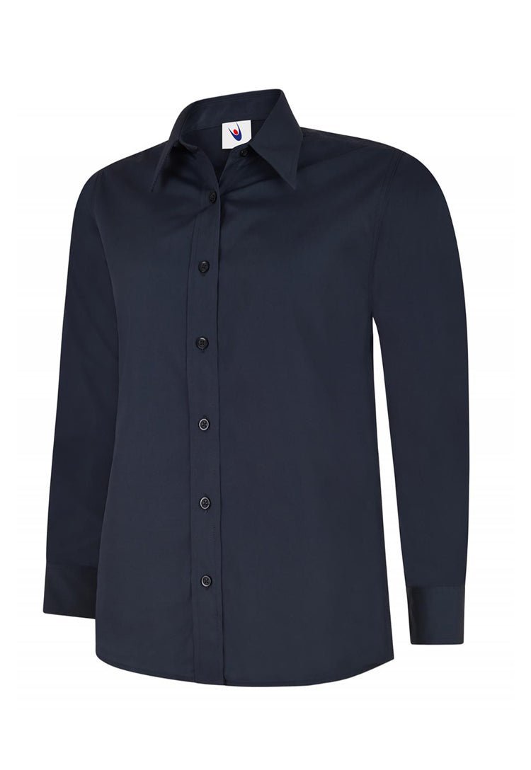 Ladies Poplin Full Sleeve Shirt - The Work Uniform Company